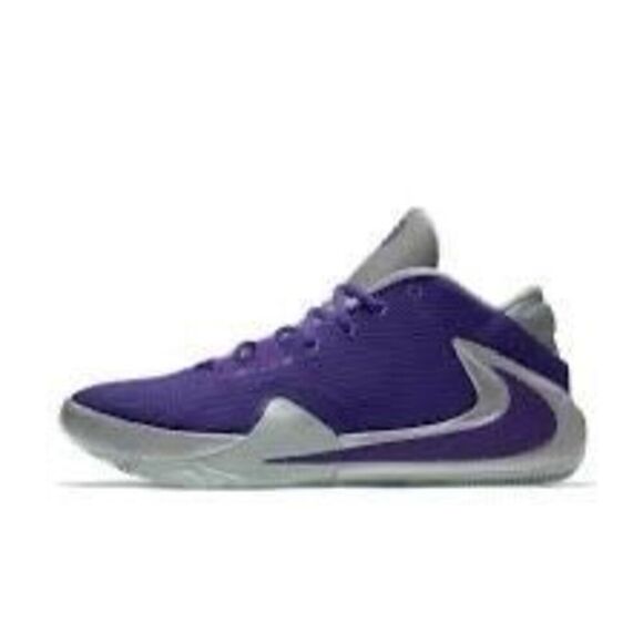 Nike Men\'s Size 15 Zoom Freak 1 Basketball Sneakers Purple White Custom #21 main image 11